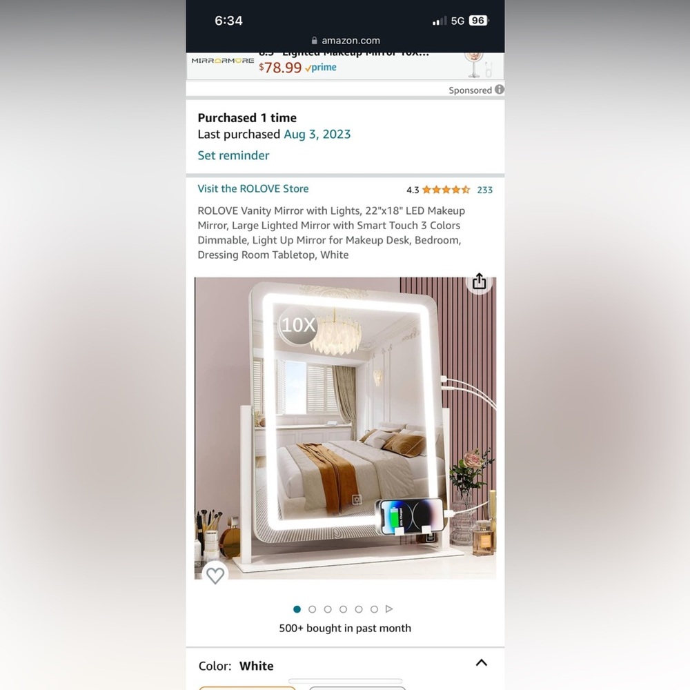 Vanity Mirror